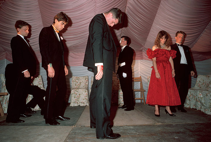 Chris Steel-Perkins: Students under hypnosis at Spring Ball