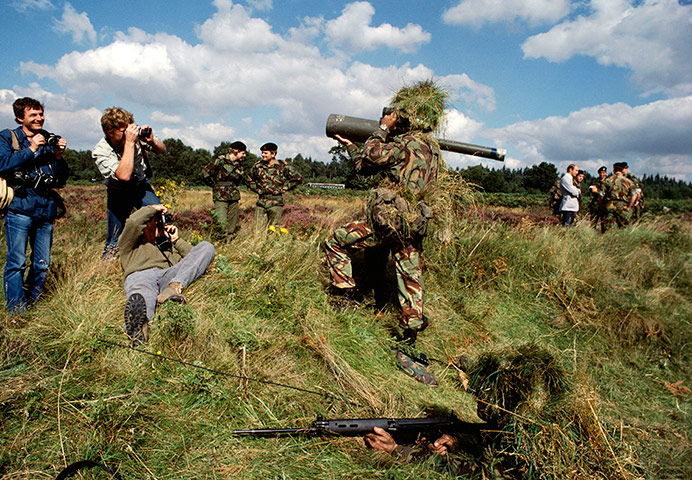 Chris Steel-Perkins: Territorial Army exercise