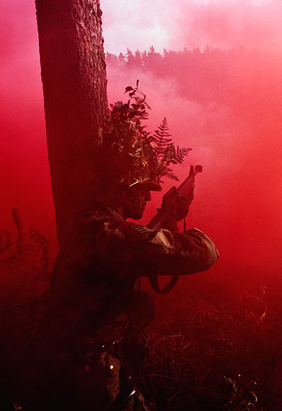 Chris Steel-Perkins: British Territorial Army practice