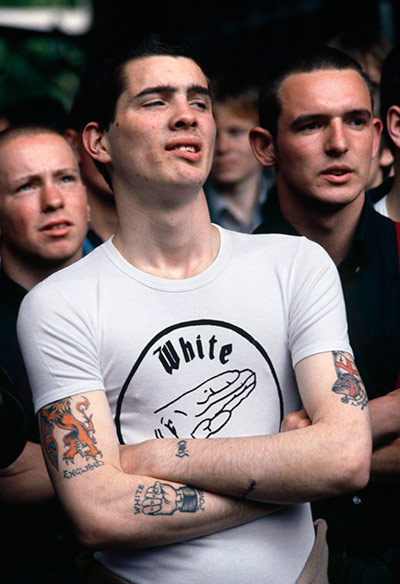 Chris Steel-Perkins: National Front movement demonstration, 1989