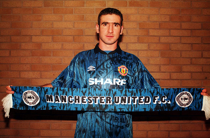 Fergie's 25 years: Eric Cantona signs for Manchester United from Leeds united for £1.2m