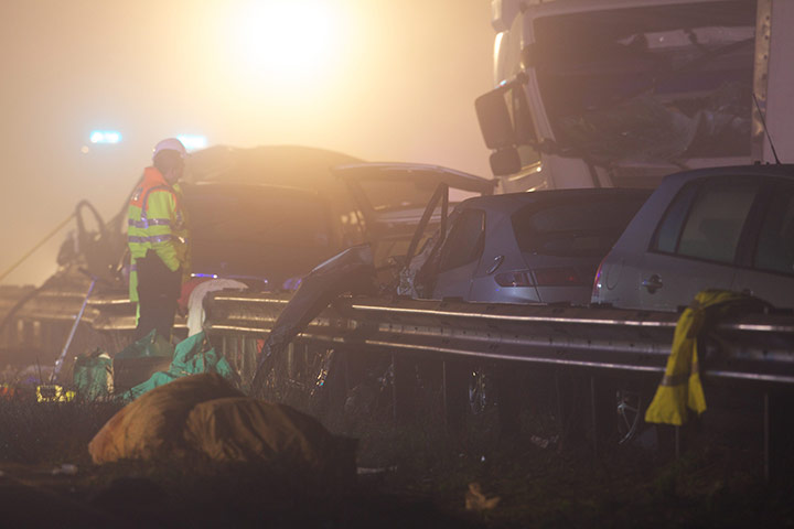 M5 crash: Surveying the wreckage