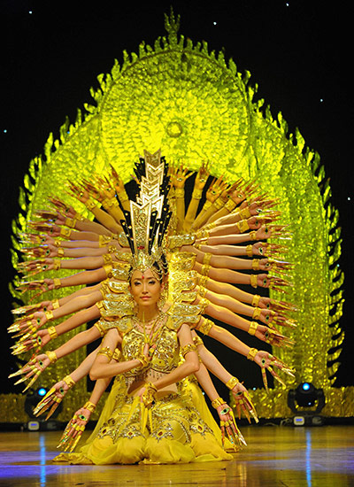 24 hours: Artists from a Chinese disabled people's arts troupe perform