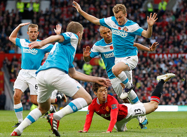 football2: Manchester United's Park Ji-Sung