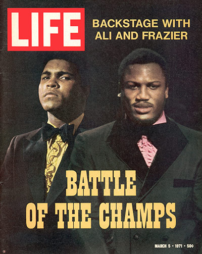 Joe Frazier: Cover of LIFE magazine featuring boxers Ali and Frazier