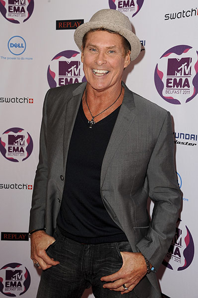 MTV awards: David Hasselhoff