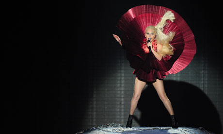 Lady Gaga at MTV Europe awards