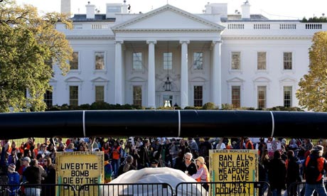 Keystone XL pipeline protest White House