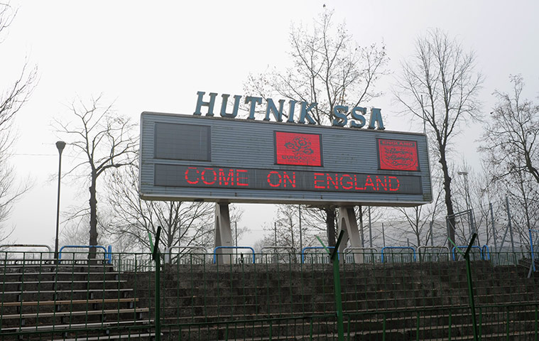 Euro 2012 Poland: Visit to England Base Camp for UEFA EURO 2012 in Poland/Ukraine