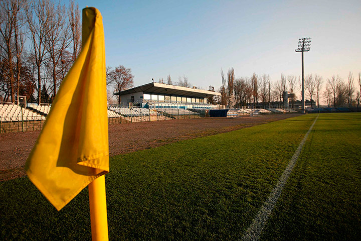 Poland Euro 2012 Update: A general view of Hutnik stadium in Krakow