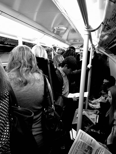 Matthew Phypers 24-hours: 1 - Tube to work