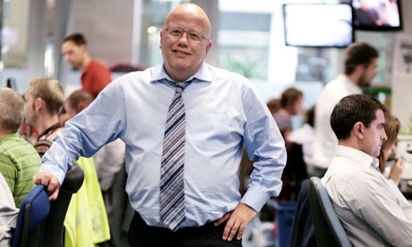 Chris Blackhurst in the Independent news room