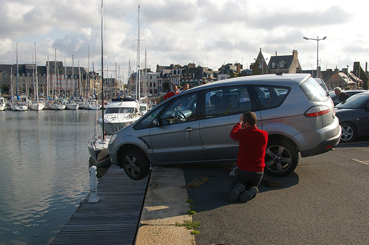 Your pictures: car parked badly in Paimpol, Brittany