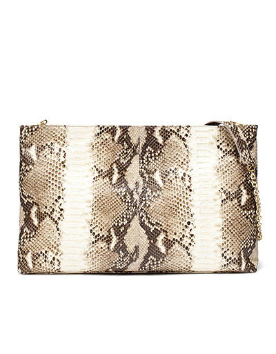 Christmas Gift Guide: Faux Snakeskin Clutch by Zara