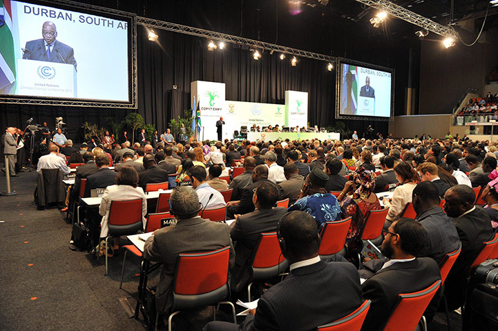 COP17 in Durban: South Africa COP 17 United Nations Climate change convention
