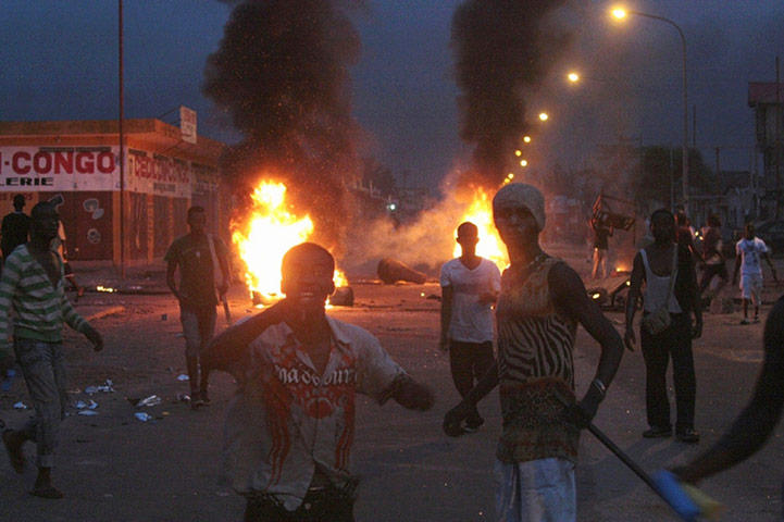 24 hours in pictures: Violent protests erupted in Kinshasa, DR Congo