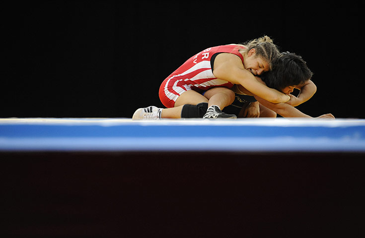 Olympic test event: Olga Butkevych of GB