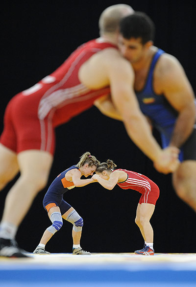 Olympic test event: Womens Freestyle 48kg semi-final