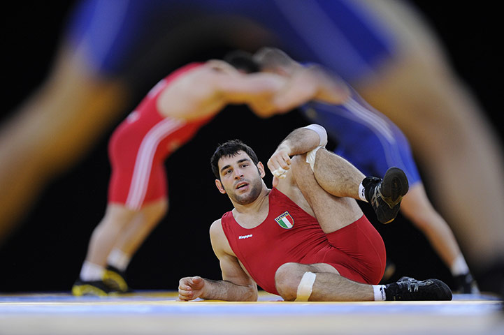 Olympic test event: Andrea Minguzzi of Italy