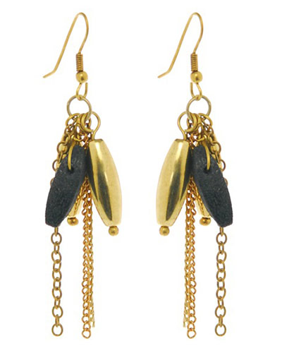 Ethical Gift Gallery: Ethical Gifts Fair Trade Marquise Drop Cluster Earrings