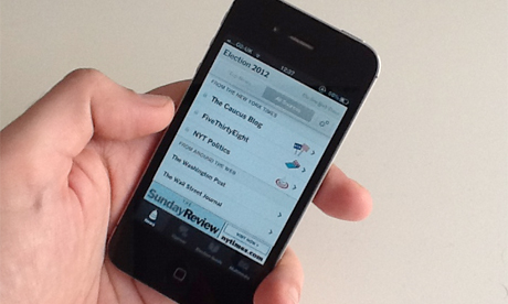 New York Times Election 2012 app