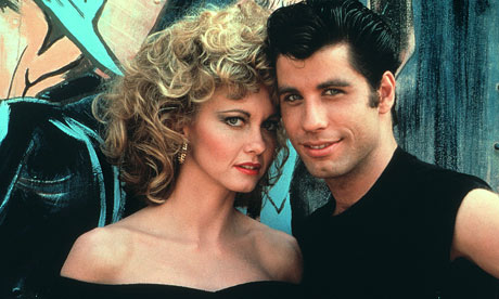 Olivia Newton-John and John Travolta in Grease.