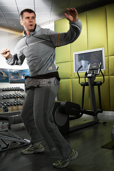 Mikhail Prokhorov: Mikhail Prokhorov in the gym