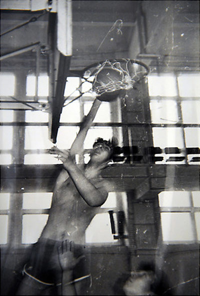 Mikhail Prokhorov: Prokhorov playing basketball as a young man