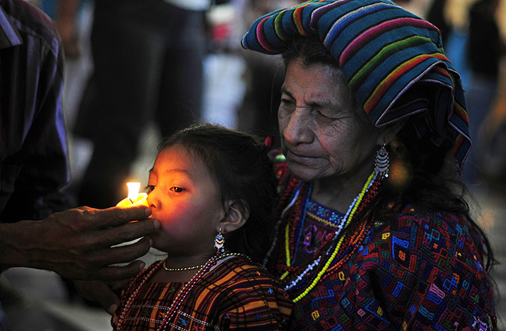 24 hours: Guatemala City, Guatemala: The commemoration of Virgin of Guadalupe day 