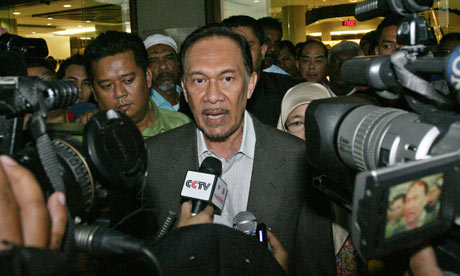 Malaysia's opposition leader Anwar Ibrahim