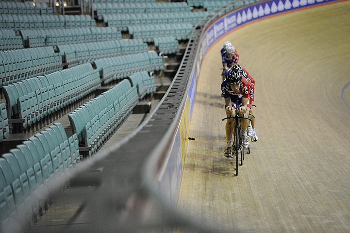 Team Pursuit Boot Camp: Track cycling team pursuit training