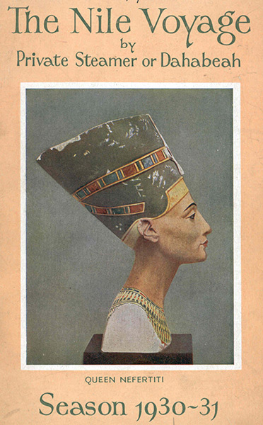 Thomas Cook: A Nile Voyage brochure  cover from 1930