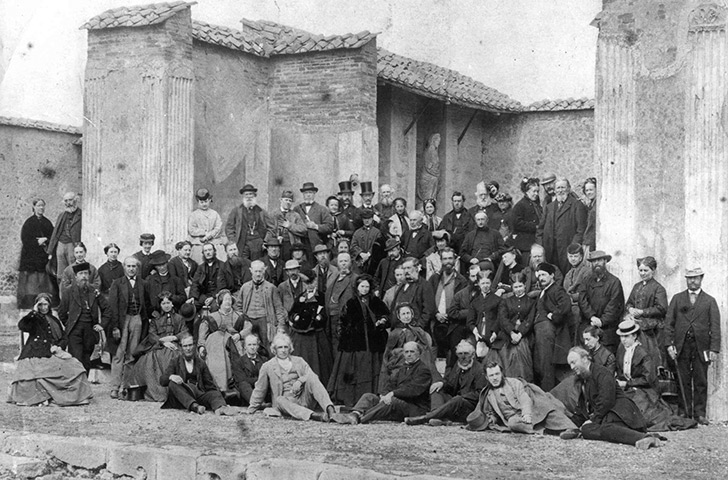 Thomas Cook: A tour party pictured in 1868