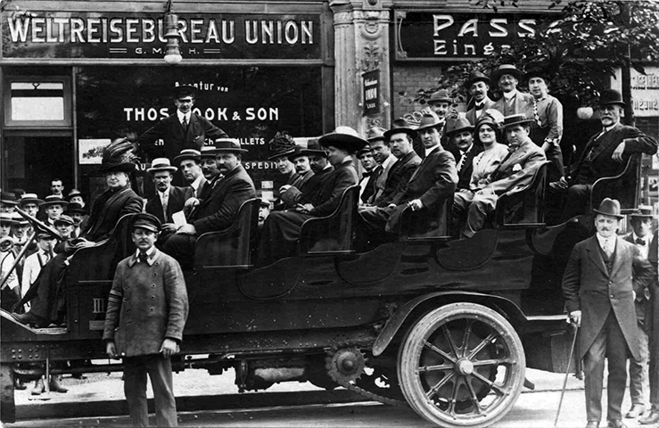 Thomas Cook: A tour party from 1912