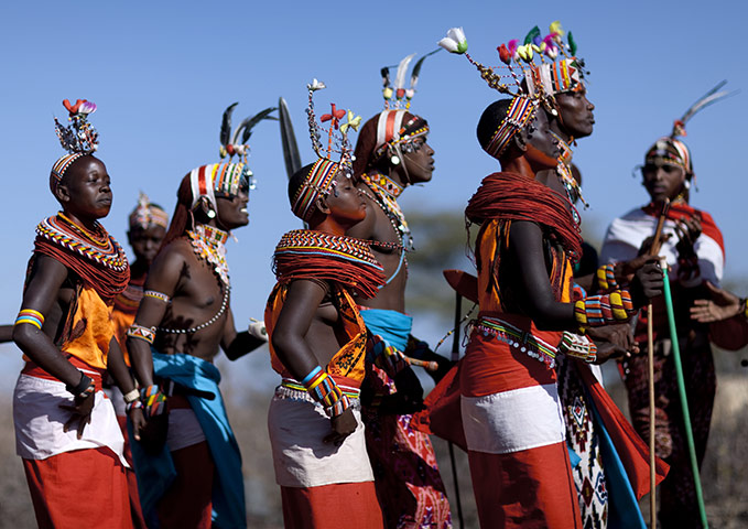 Samburu People: Samburu tribal people of Kenya