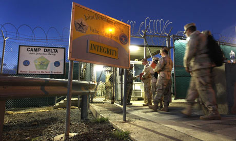 Americans can be arrested on home soil and taken to Guantánamo Bay under a provision inserted into the bill that funds the US military. Photograph: John Moore/Getty