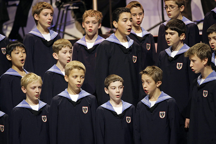 10 best christmas songs: UEFA Euro 2008 final draw ceremony Vienna Boys Choir performance