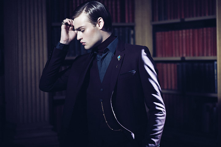 Douglas Booth fashion: Jacket