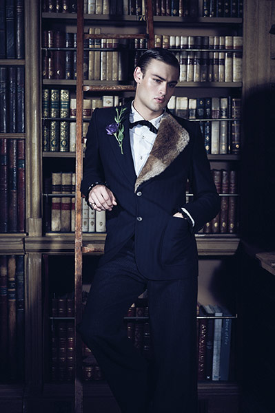 Douglas Booth fashion: Jacket