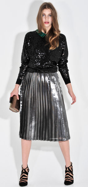 The line-up: Lurex & lamé: Sequin sweater