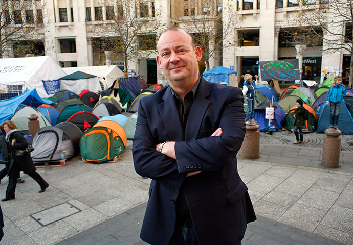 Faces of the year: Canon Giles Fraser at St Paul's Cathedral,