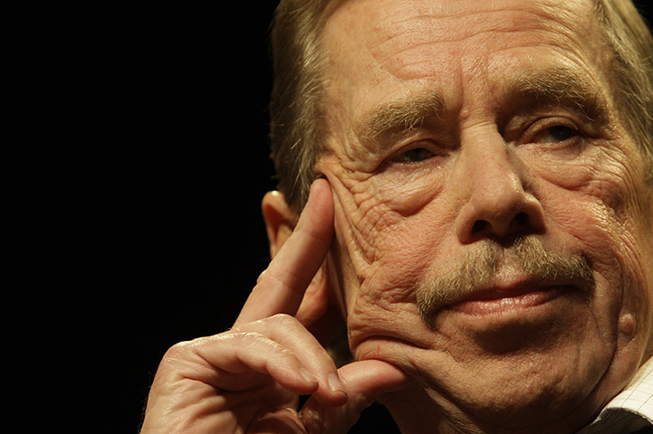 Vaclav Havel: 2009: Former Czech President Vaclav Havel in Prague