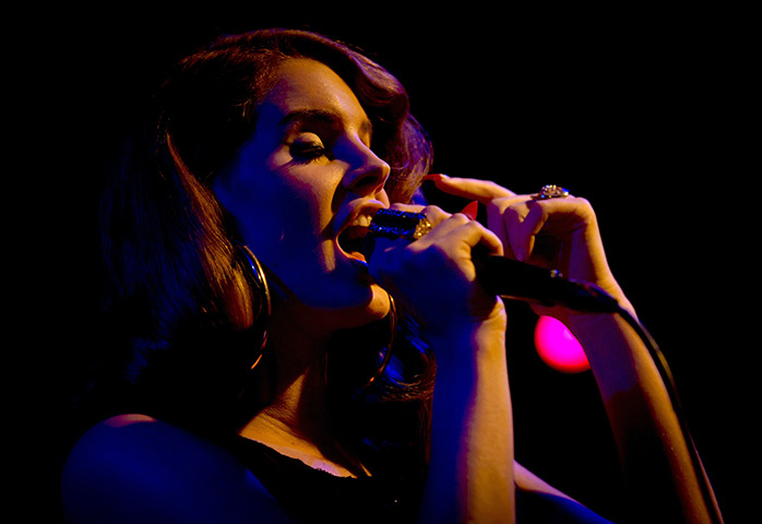 24hours in pictures: US Singer Lana del Rey performs on stage during a concert in Amsterdam