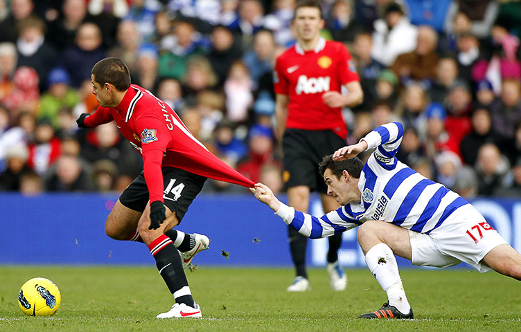 football: QPR vs Manchester United