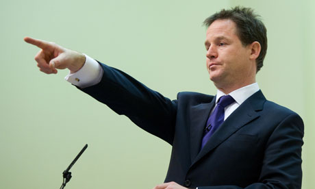 Nick Clegg delivers Demos lecture