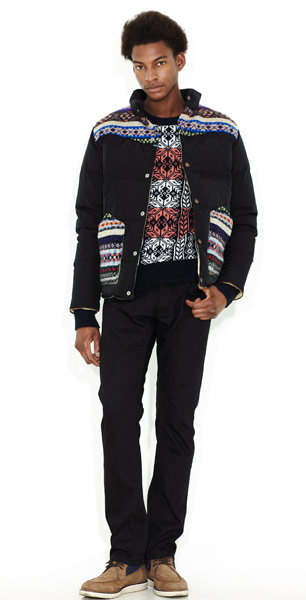 Line-up: Fair Isle: Puffa jacket