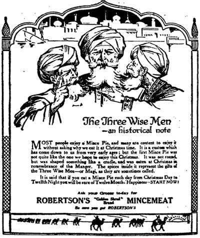 Christmas adverts: Robertson's mincemeat ad