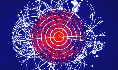 Simulación de un bosón de Higgs en descomposición en cuatro muones