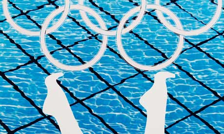 Olympics poster by Anthea Hamilton