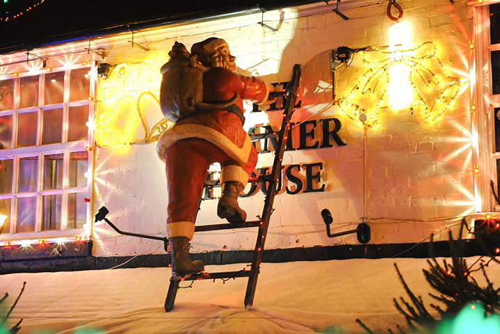 Christmas House Lights: Britain lights up for Christmas